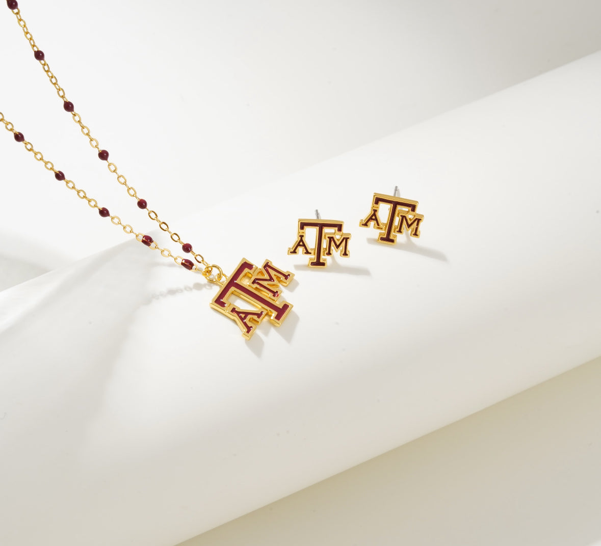 Texas A&M logo necklace