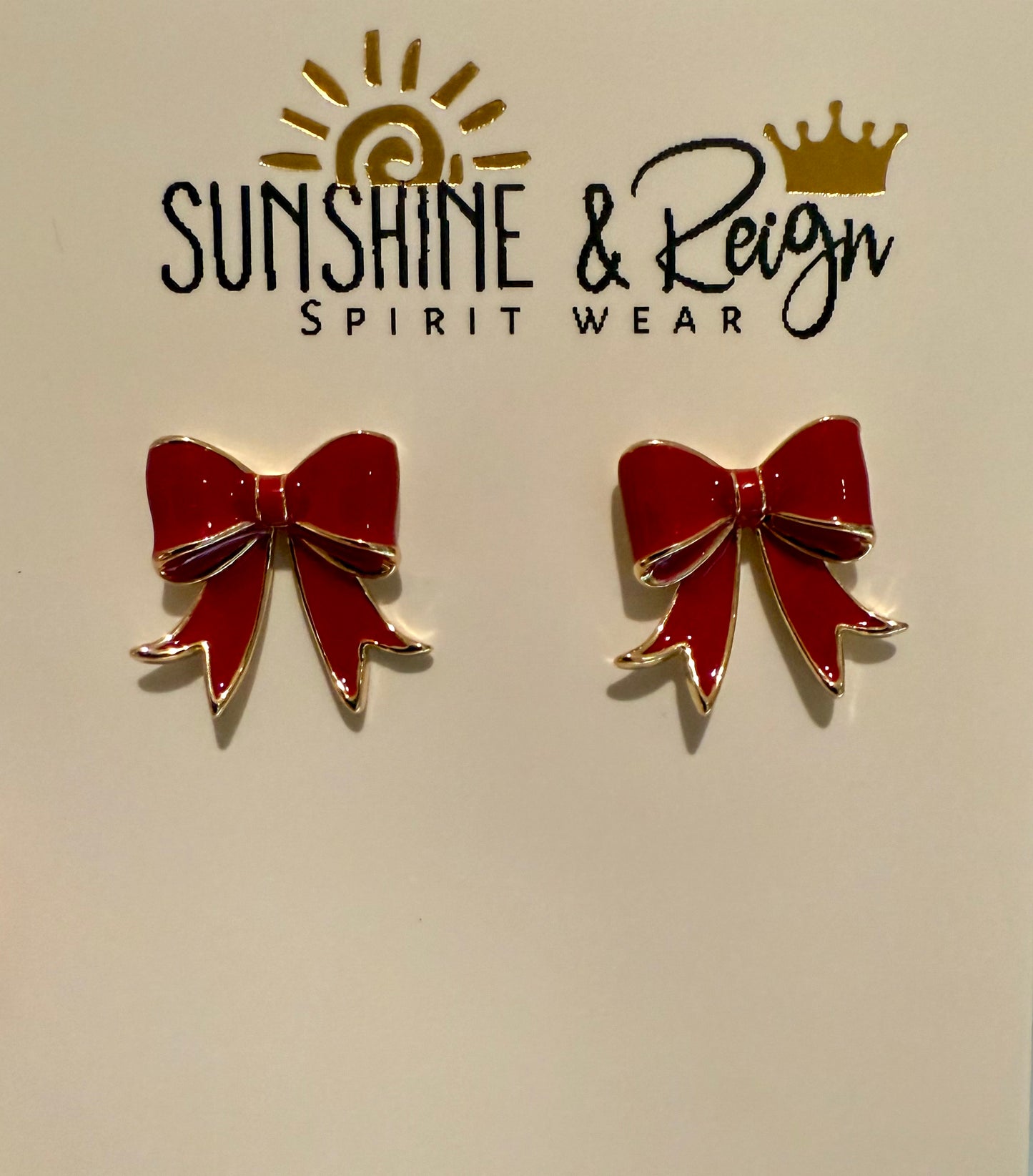 Bow Stud Earrings