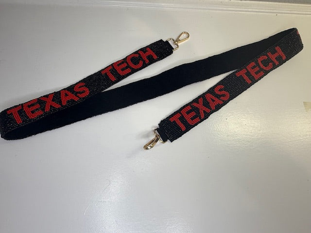 Texas Tech Beaded Purse Strap