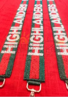Highlander Beaded and Pearl Purse Strap