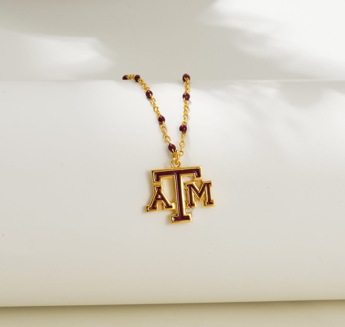 Texas A&M logo necklace
