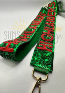 Highlanders Sequin and Beaded Purse Strap