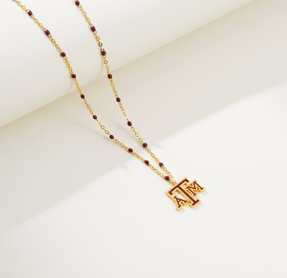 Texas A&M logo necklace