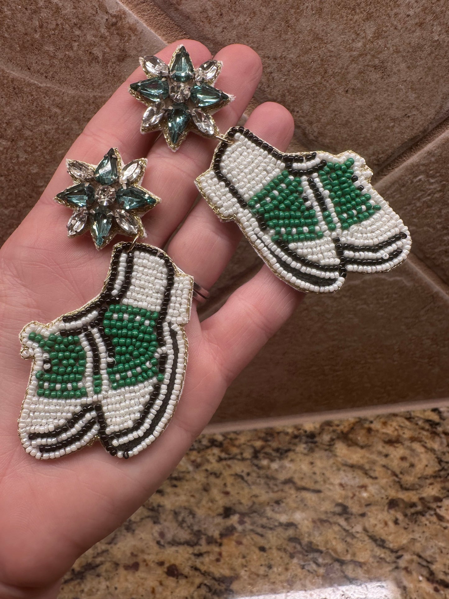 Highstepper Shoe Beaded Earrings
