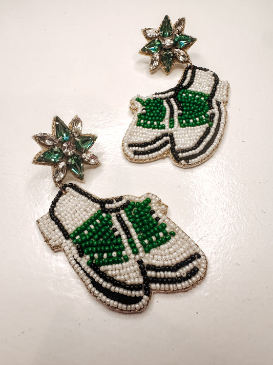 Highstepper Shoe Beaded Earrings
