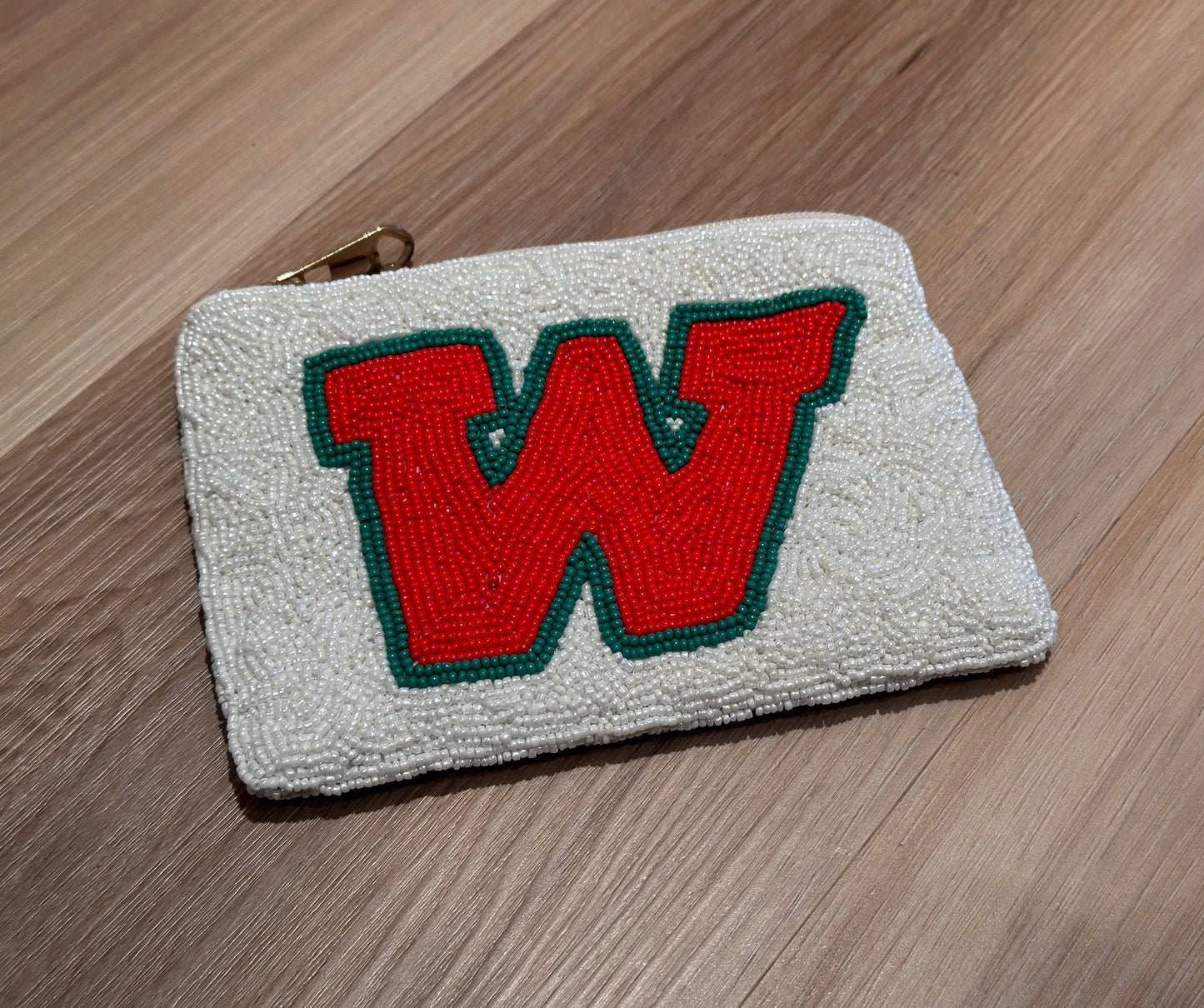 Woodlands W Beaded Coin Purse