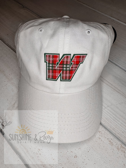 Plaid W Baseball Hat
