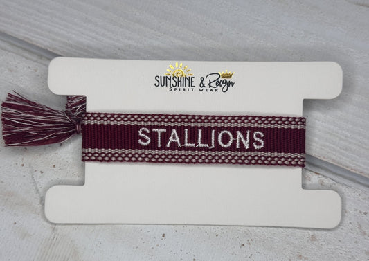 Stallions Tassel Bracelet