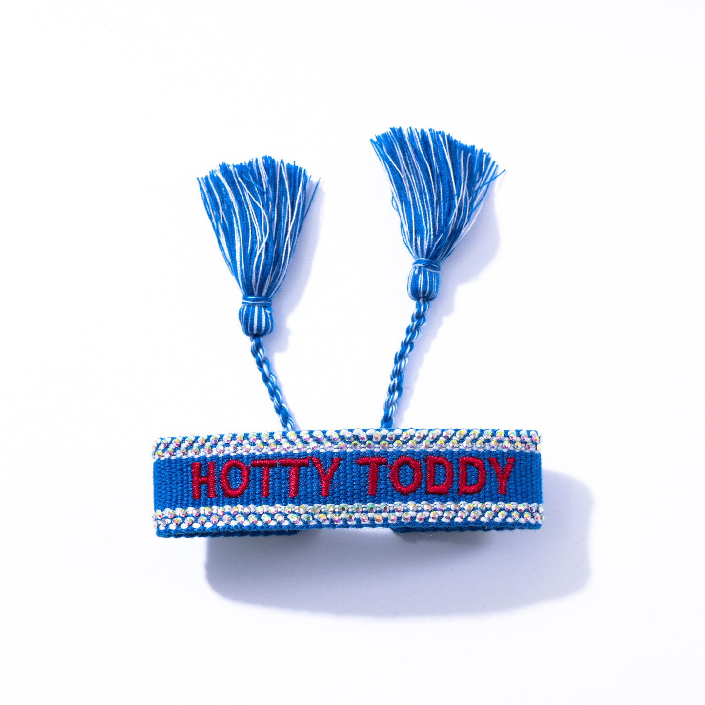 Hotty Toddy Rhinestone Tassel Bracelet