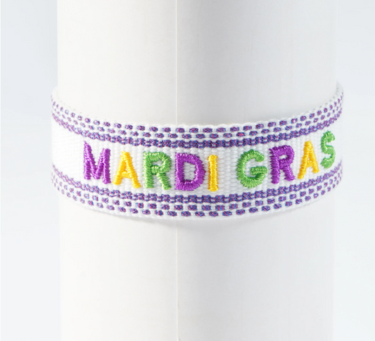 Mardi Gras Tassel Bracelet