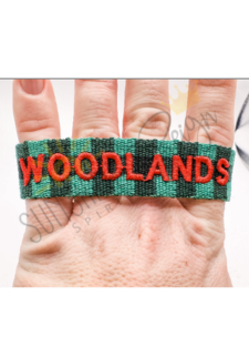 Woodlands Buffalo Check Tassel Bracelet
